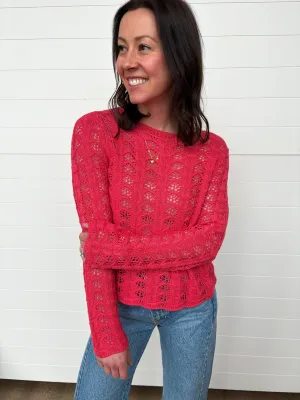 The Azura Crochet Sweater