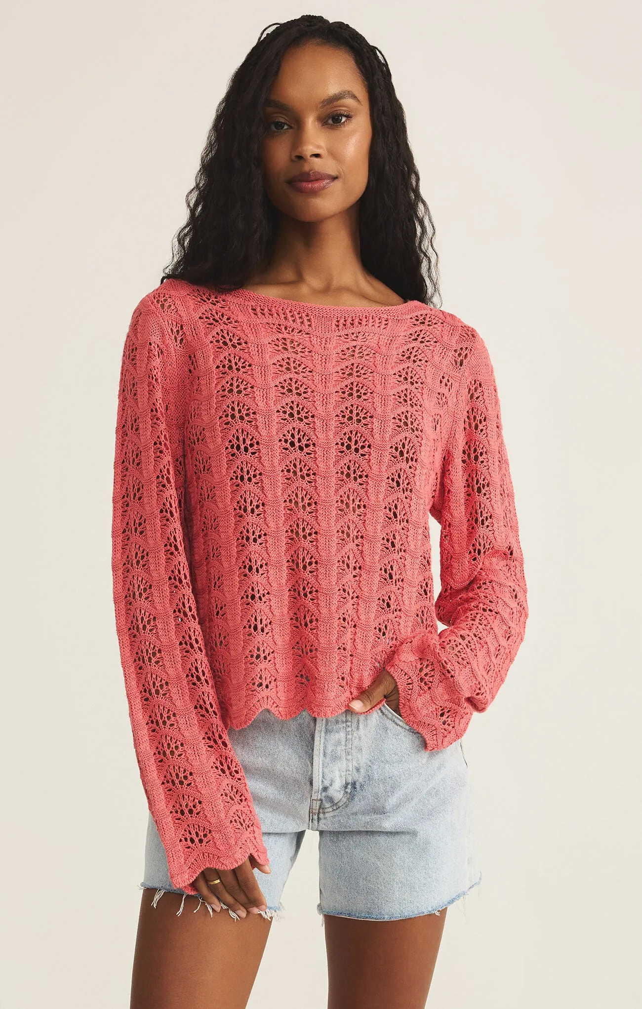 The Azura Crochet Sweater