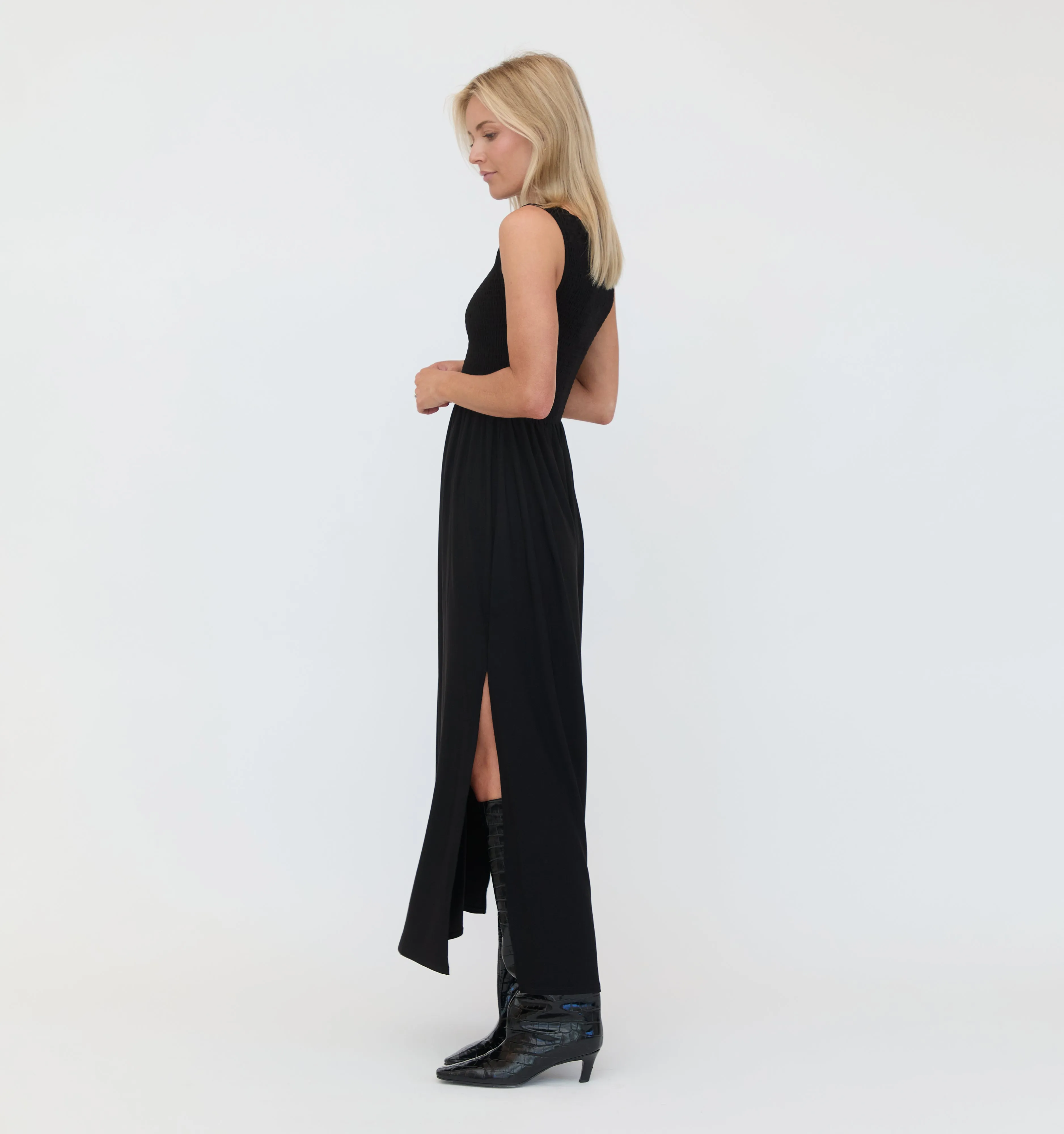 The Cosima Nap Dress - Black Jersey