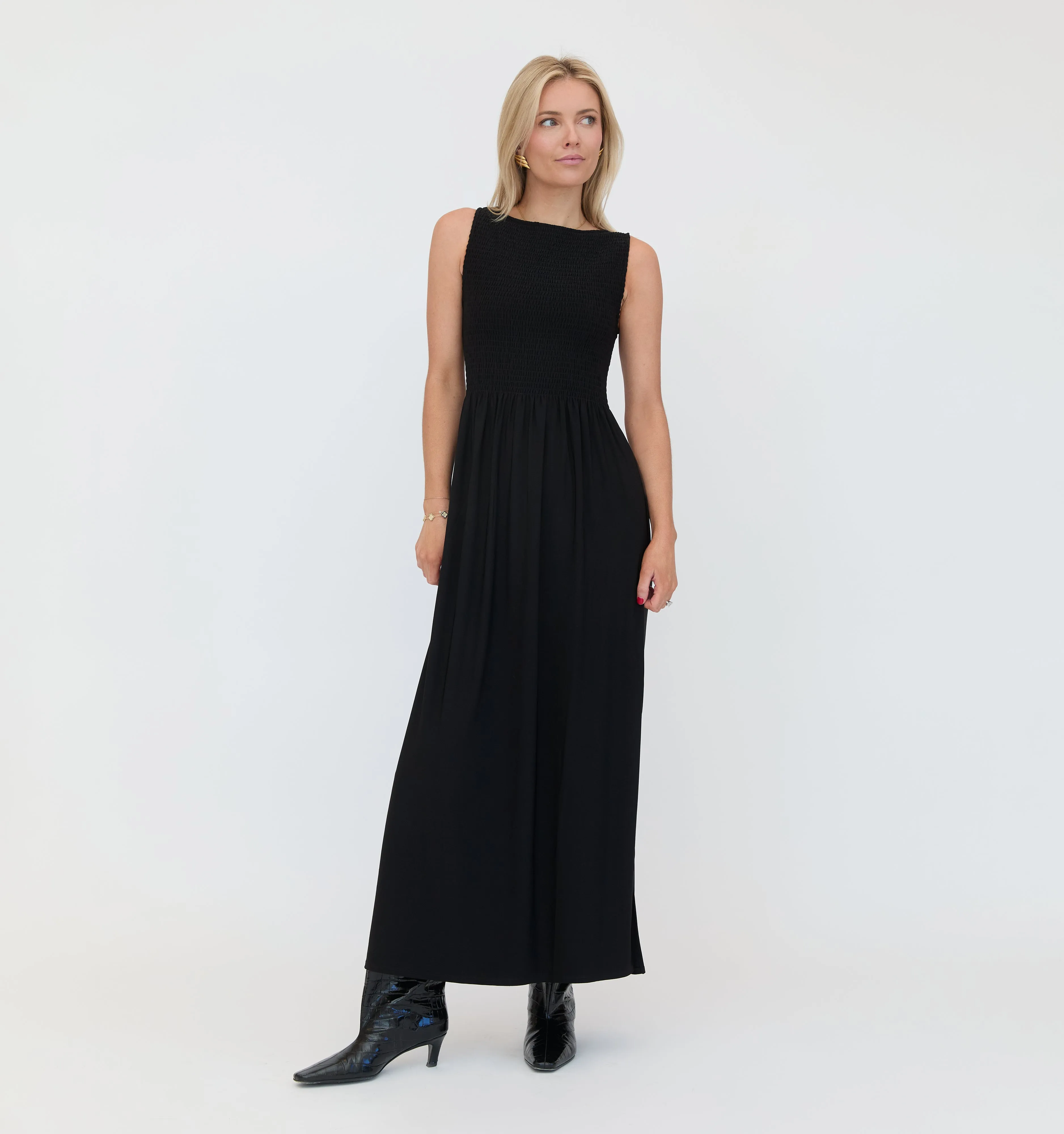 The Cosima Nap Dress - Black Jersey
