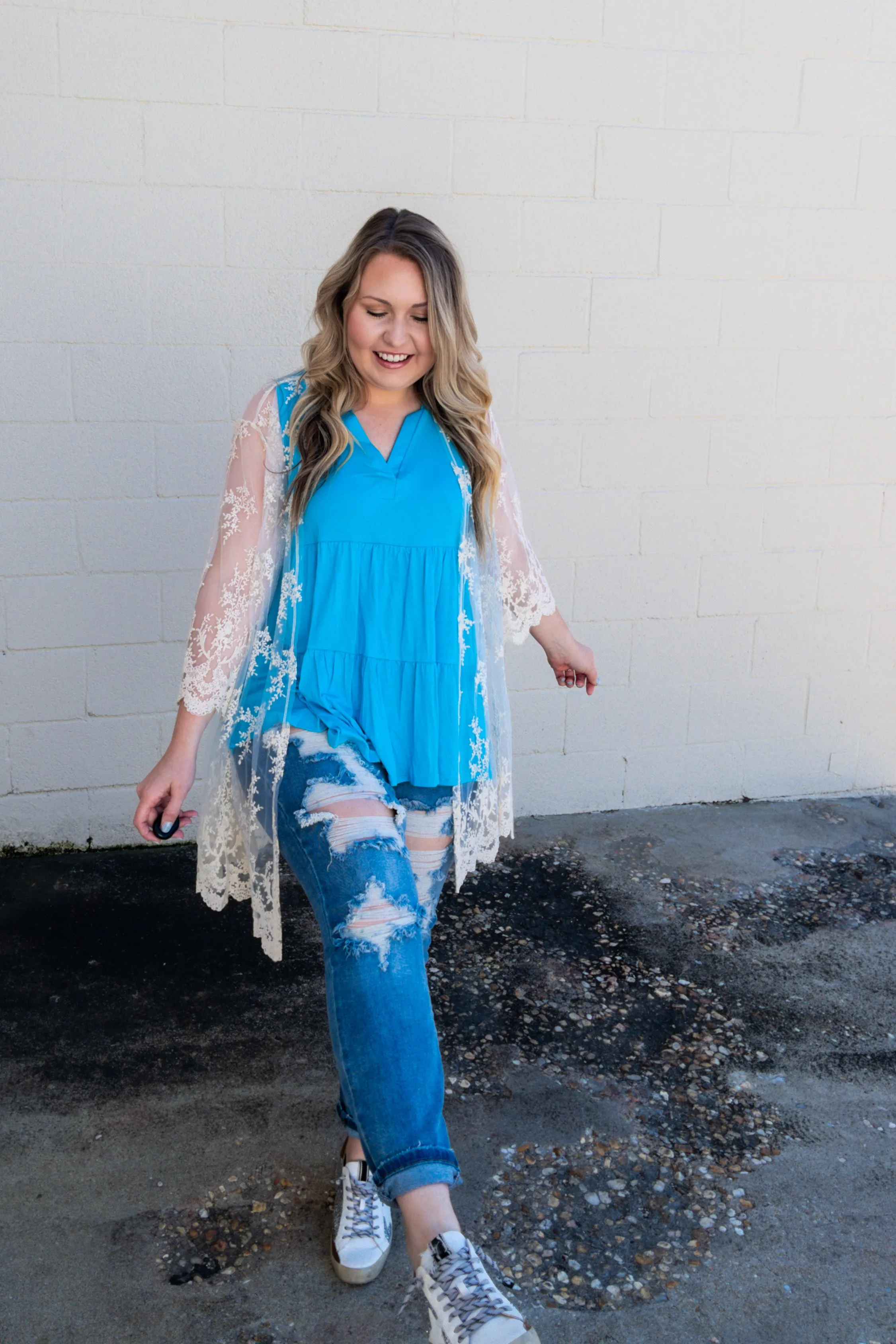 Try To Dream Lace Kimono