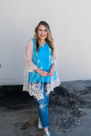 Try To Dream Lace Kimono