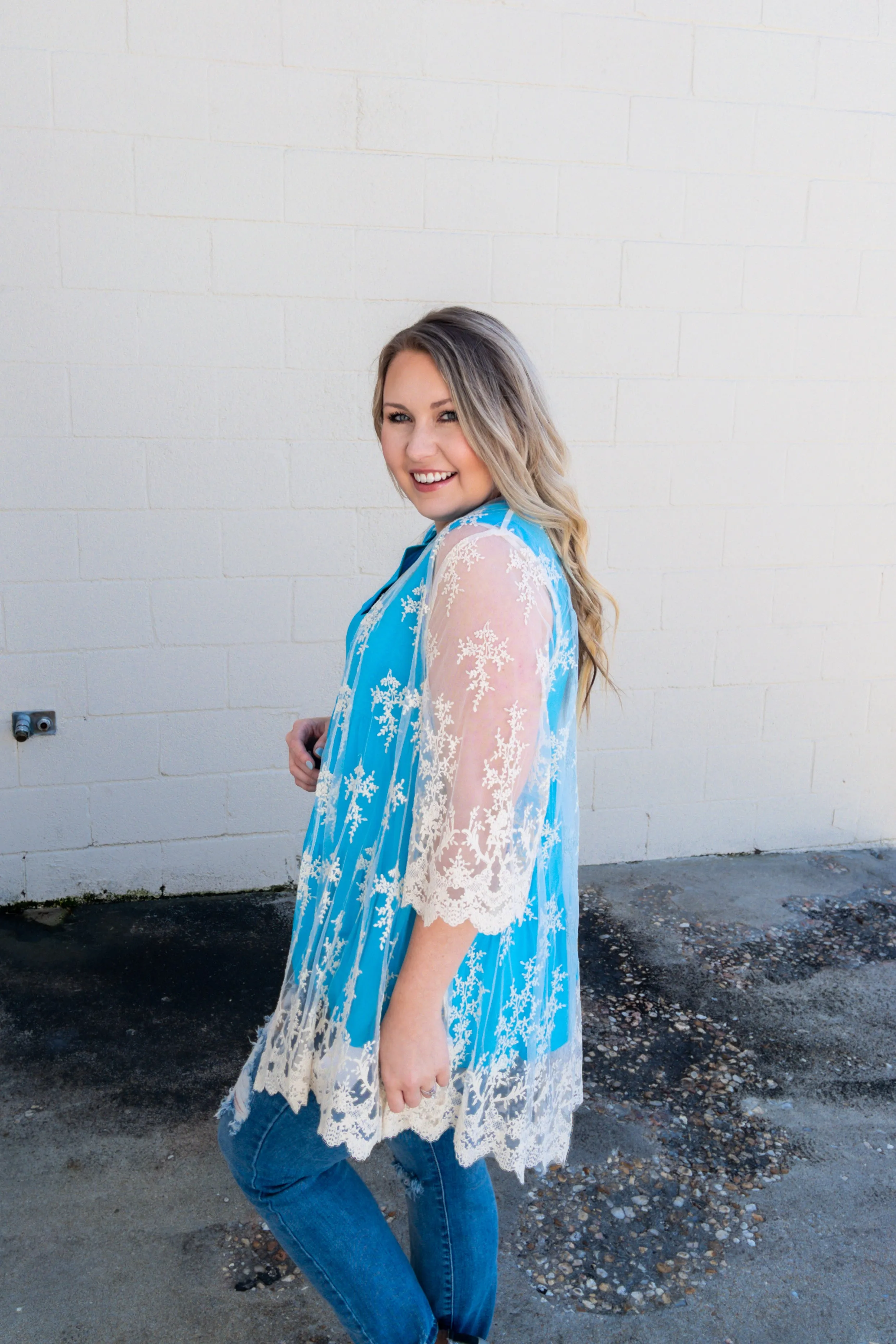 Try To Dream Lace Kimono