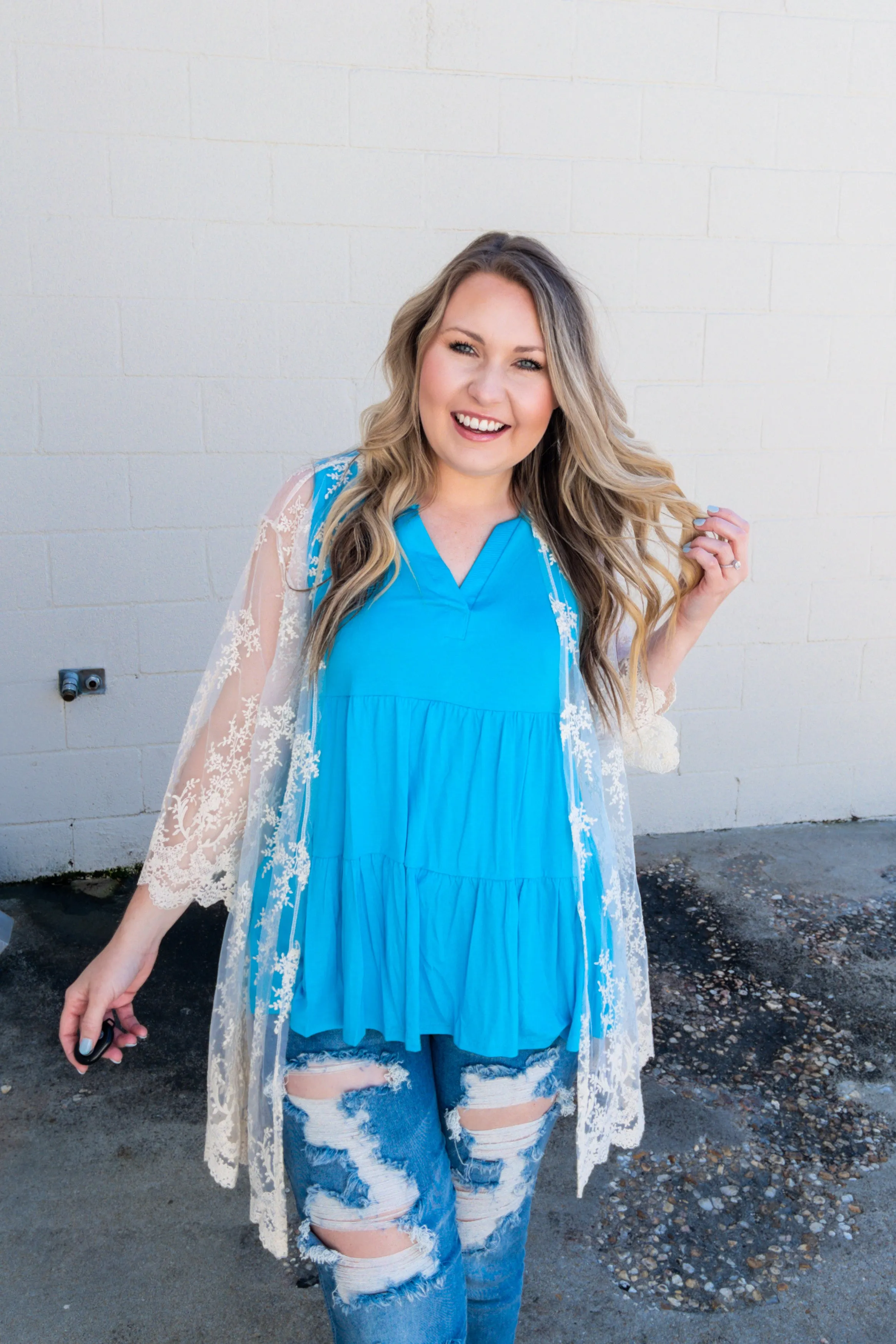 Try To Dream Lace Kimono