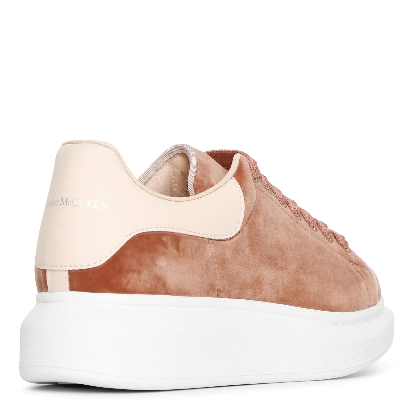 Velvet rose gold classic sneakers